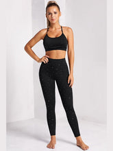 Load image into Gallery viewer, Star Print Sports Bra and Leggings Set Activewear LoveAdora