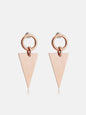 Stainless Steel Triangle Dangle Earrings Earrings LoveAdora