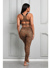 Load image into Gallery viewer, Printed Sports Bra and Leggings Set Activewear LoveAdora
