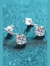 Load image into Gallery viewer, Moissanite Drop Earrings Earrings LoveAdora