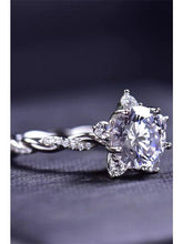 Load image into Gallery viewer, 3 Carat Moissanite Twisted Ring Ring LoveAdora