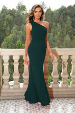 Load image into Gallery viewer, One-Shoulder Sleeveless Maxi Dress