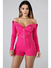 Load image into Gallery viewer, Camilla Fuchsia Pink Women&#39;s Romper - Miss Mafia Jumpsuit &amp; Rompers LoveAdora