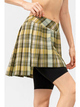 Load image into Gallery viewer, Plaid Faux Layered Sports Culottes Activewear LoveAdora