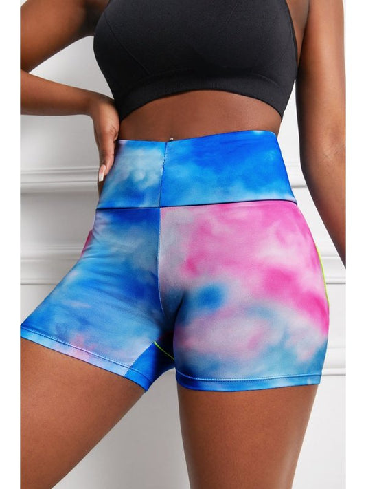 Wide Waistband High Waist Yoga Shorts Activewear LoveAdora