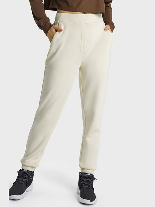 Pull-On Joggers with Side Pockets Activewear LoveAdora