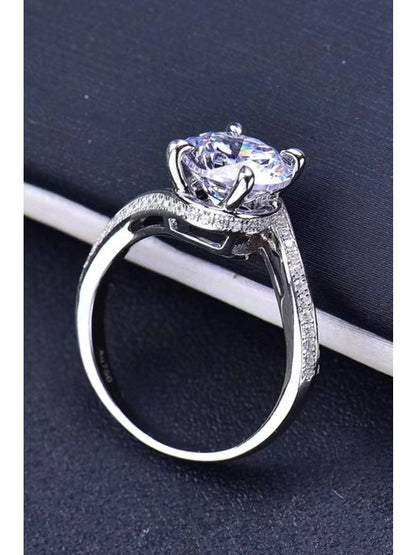 Keep Your Eyes On Me 3 Carat Moissanite Ring Ring LoveAdora