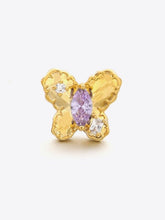 Load image into Gallery viewer, Cubic Zirconia Butterfly Stud Earrings Earrings LoveAdora