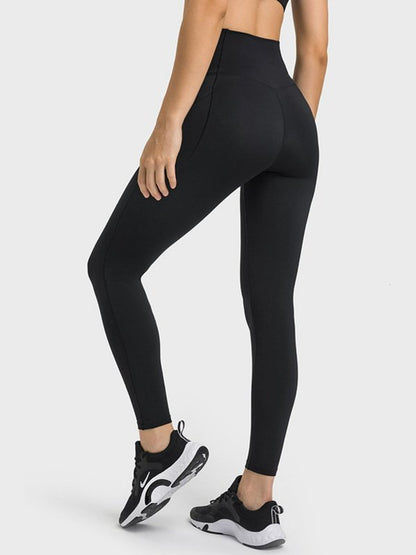 V-Waist Yoga Leggings with Pockets Activewear LoveAdora