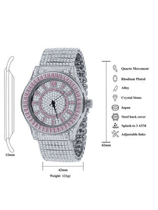 GALLANT Steel CZ Watch | 5110337 Watches LoveAdora