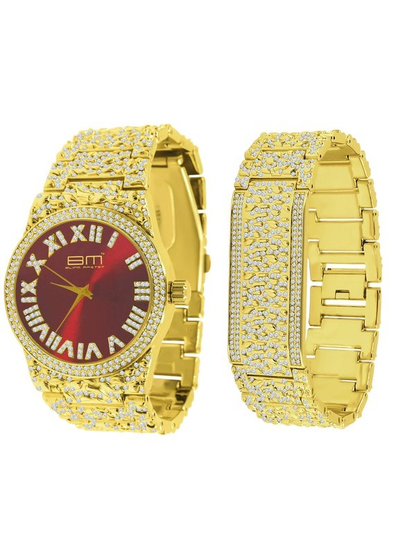 FLAMBOYANT ULTRA BLING WATCH SET | 530296 Watches LoveAdora