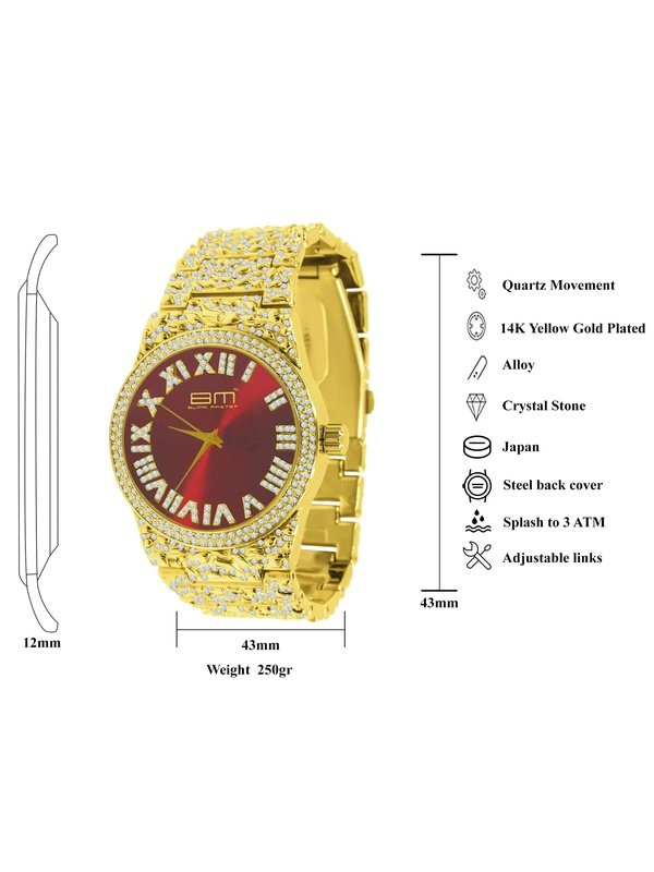 FLAMBOYANT ULTRA BLING WATCH SET | 530296 Watches LoveAdora