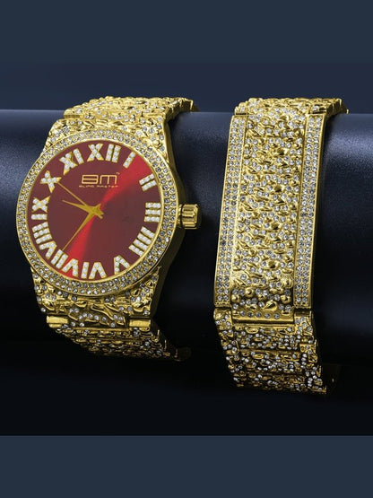 FLAMBOYANT ULTRA BLING WATCH SET | 530296 Watches LoveAdora