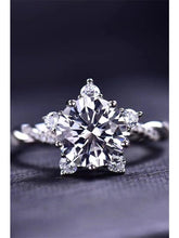 Load image into Gallery viewer, 3 Carat Moissanite Twisted Ring Ring LoveAdora