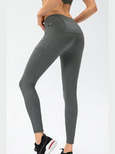 Load image into Gallery viewer, Drawstring Exposed Seam Sports Leggings Activewear LoveAdora