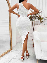 Load image into Gallery viewer, Sleeveless Asymmetrical One Shoulder Dress
