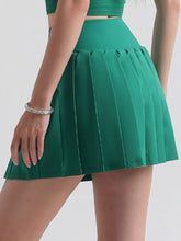Load image into Gallery viewer, Pleated Elastic Waistband Sports Skirt Activewear LoveAdora
