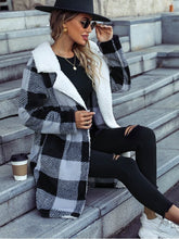 Load image into Gallery viewer, Plaid Lapel Collar Brushed Coat Jackets &amp; Coats LoveAdora