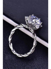 Load image into Gallery viewer, 3 Carat Moissanite Twisted Ring Ring LoveAdora