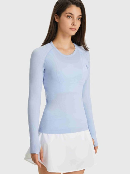 Long Sleeve Fitness T-shirt Activewear LoveAdora