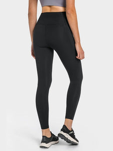 High Waist Ankle-Length Yoga Leggings with Pockets Activewear LoveAdora