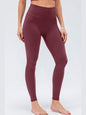 Elastic Waistband Ankle-Length Yoga Leggings Activewear LoveAdora