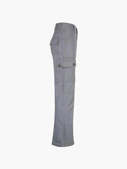 Full Length Flare Cargo Pants Pants LoveAdora