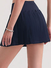 Load image into Gallery viewer, Pleated Elastic Waistband Sports Skirt Activewear LoveAdora