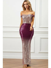 Load image into Gallery viewer, Off-the-shoulder Sequin Party Evening Maxi Dress Women&#39;s Clothing LoveAdora