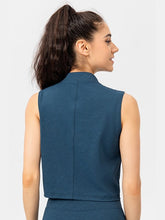 Load image into Gallery viewer, Highly Stretchy Zip Up Sports Vest with Breast Pockets Activewear LoveAdora