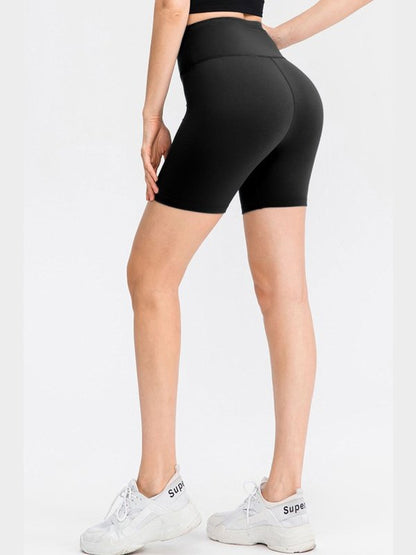 High Waist Biker Shorts with Pockets Activewear LoveAdora