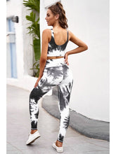 Load image into Gallery viewer, Tie-dye Crop Top and Leggings Set Activewear LoveAdora