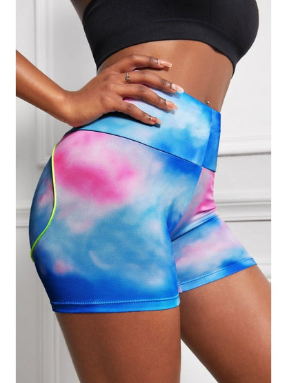 Wide Waistband High Waist Yoga Shorts Activewear LoveAdora