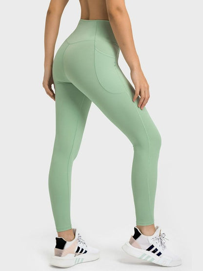 V-Waist Yoga Leggings with Pockets Activewear LoveAdora