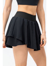 Load image into Gallery viewer, Layered Athletic Skort with Pockets Activewear LoveAdora