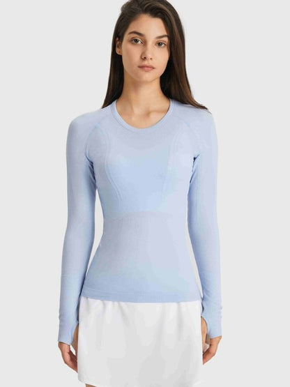 Long Sleeve Fitness T-shirt Activewear LoveAdora