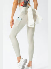 Load image into Gallery viewer, Drawstring Exposed Seam Sports Leggings Activewear LoveAdora