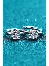 Load image into Gallery viewer, Moissanite Huggie Earrings Earrings LoveAdora