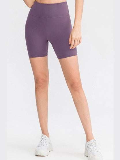 High Waist Biker Shorts with Pockets Activewear LoveAdora