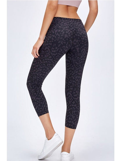 Slim Hip Cropped Leggings Activewear LoveAdora