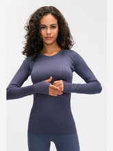 Load image into Gallery viewer, Thumb Holes Sports Tee Activewear LoveAdora