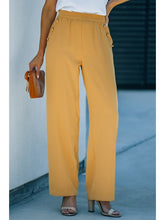 Load image into Gallery viewer, High Waist Wide Leg Pants with Pockets Pants LoveAdora