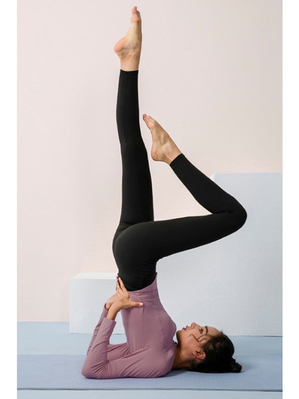 Crisscross Waist Yoga Leggings Activewear LoveAdora