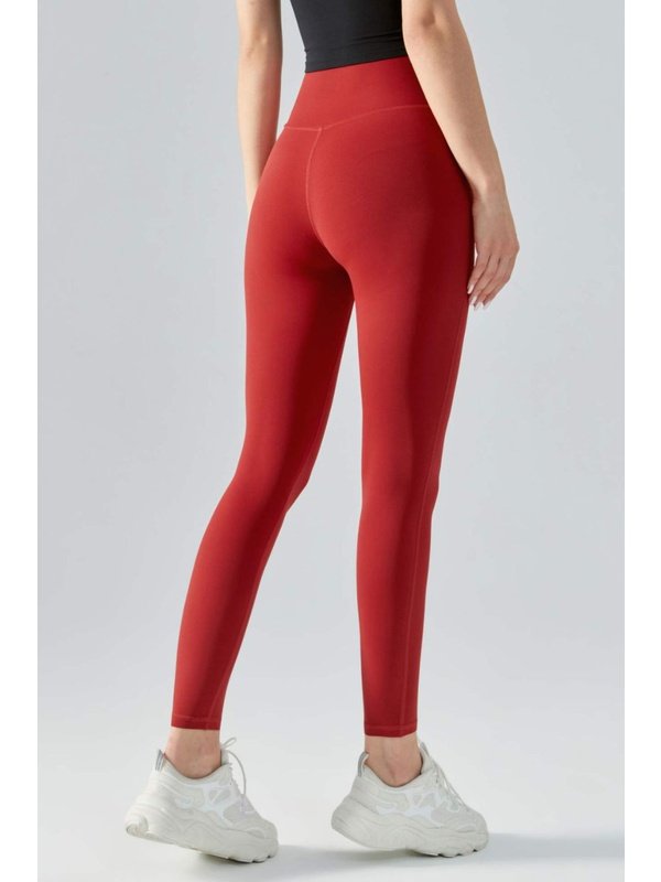 Wide Waistband Active Leggings Activewear LoveAdora