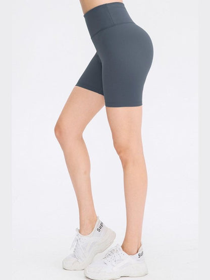 High Waist Biker Shorts with Pockets Activewear LoveAdora