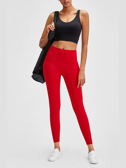 Wide Seamless Band Waist Sports Leggings Activewear LoveAdora