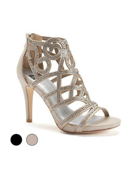 Alena Silver High Heel Shoes High Heels LoveAdora