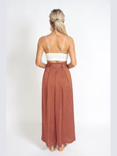 Load image into Gallery viewer, Alessandra Wide Leg Slit Pants Pants LoveAdora