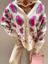 Load image into Gallery viewer, Long Cardigan Women Leopard Print Single-breasted Cardigan Jacket Jackets &amp; Coats LoveAdora
