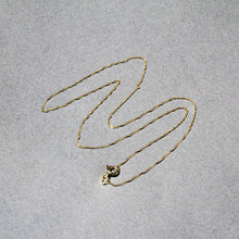 Load image into Gallery viewer, 14k Yellow Gold Singapore Chain 0.8mm